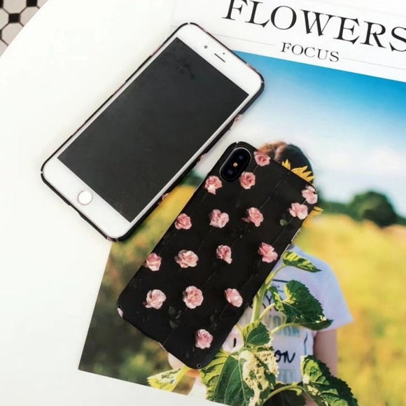NEW iPhone X/XS/7/8/Plus Rose Flower case - Picture 7 of 8